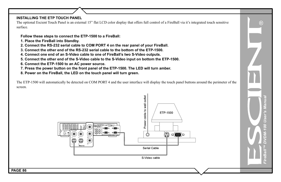 Escient FIREBALL DVDM-100 User Manual | Page 86 / 107
