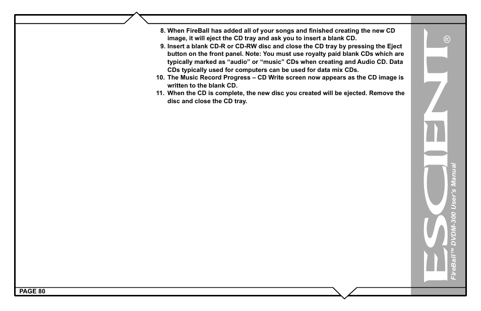 Escient DVDM-300 User Manual | Page 80 / 130