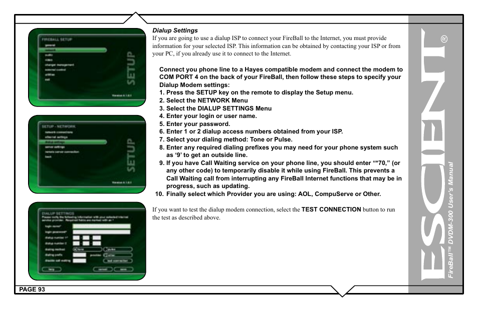 Escient DVDM-300 User Manual | Page 93 / 130