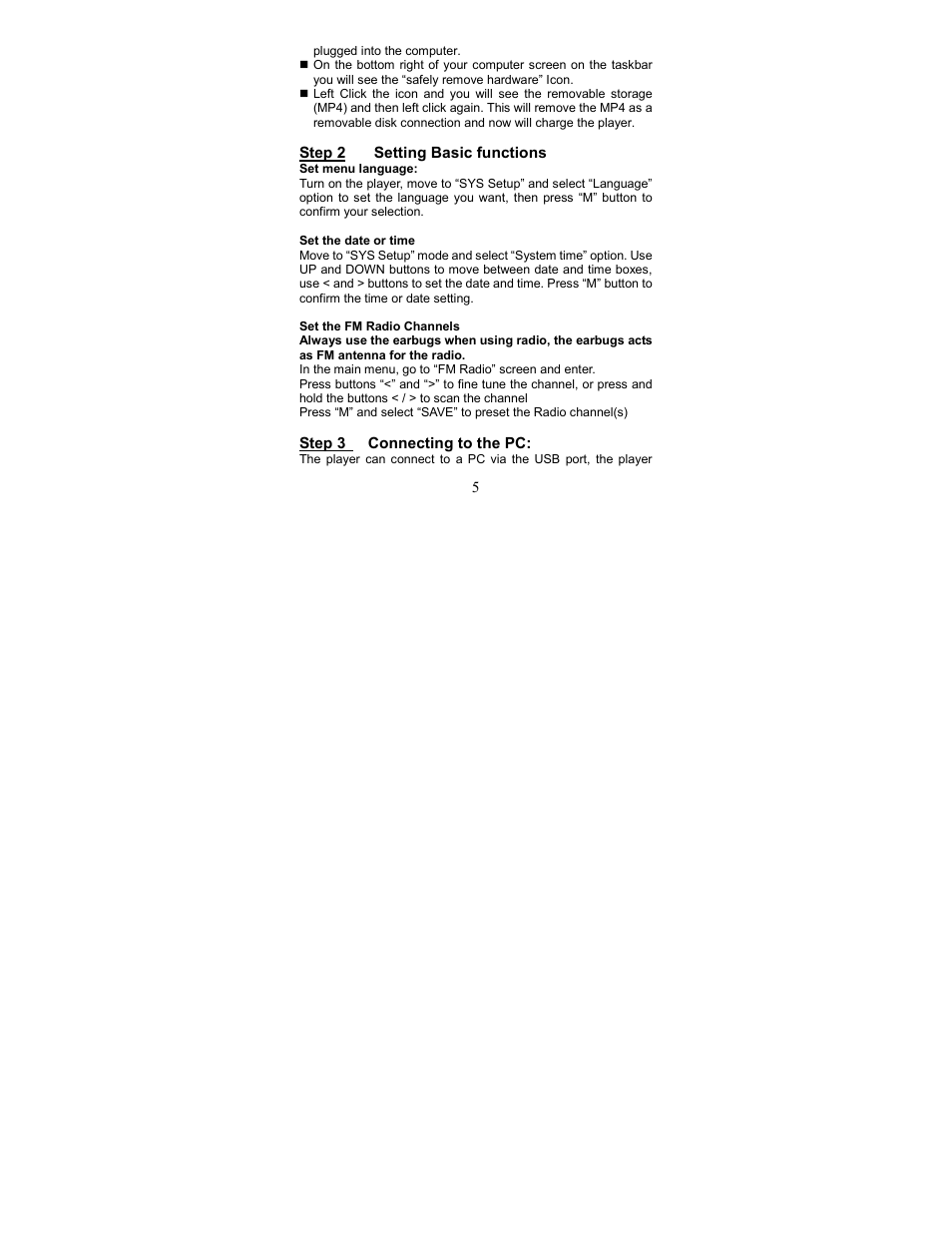 Element Electronics GC-921 User Manual | Page 6 / 19