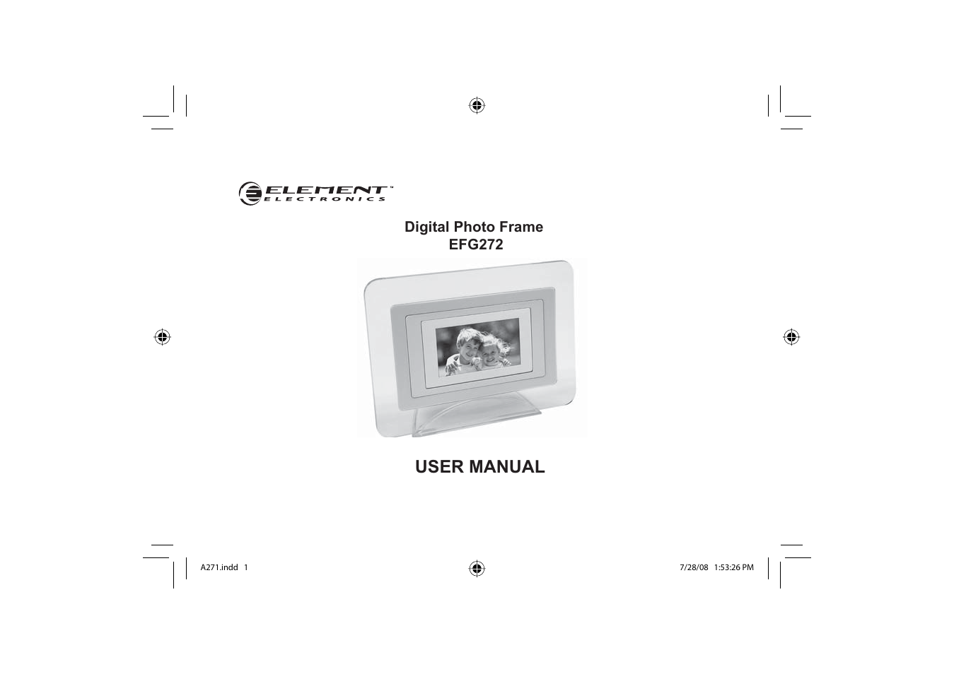 Element Electronics EFG272 User Manual | 22 pages