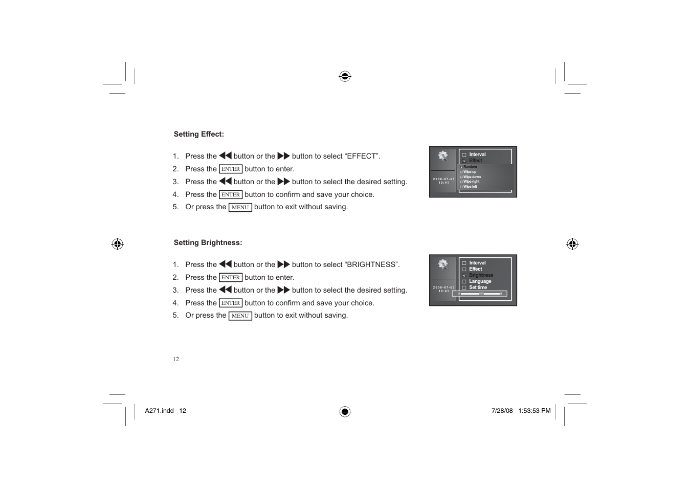 Element Electronics EFG272 User Manual | Page 12 / 22
