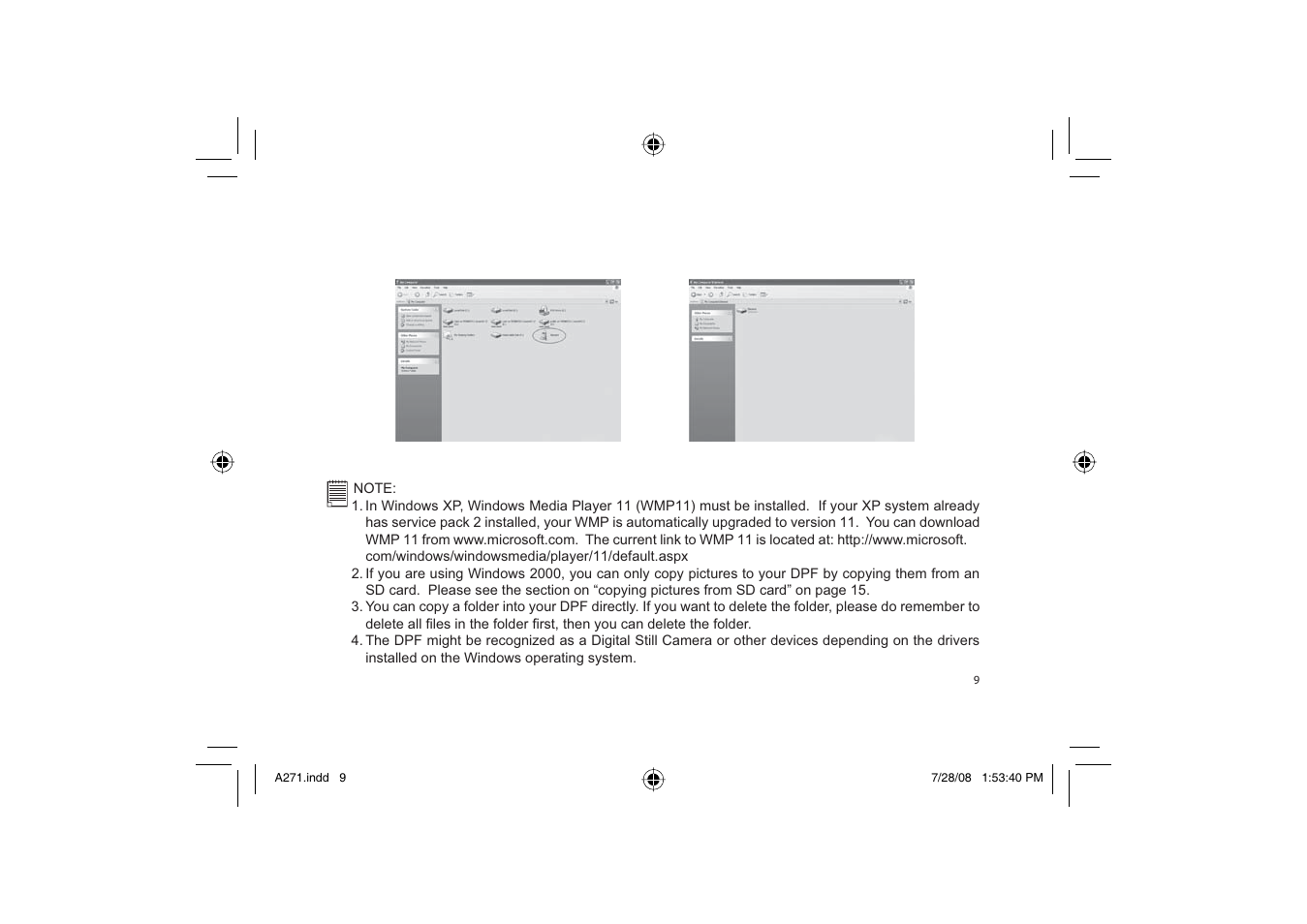 Element Electronics EFG272 User Manual | Page 9 / 22