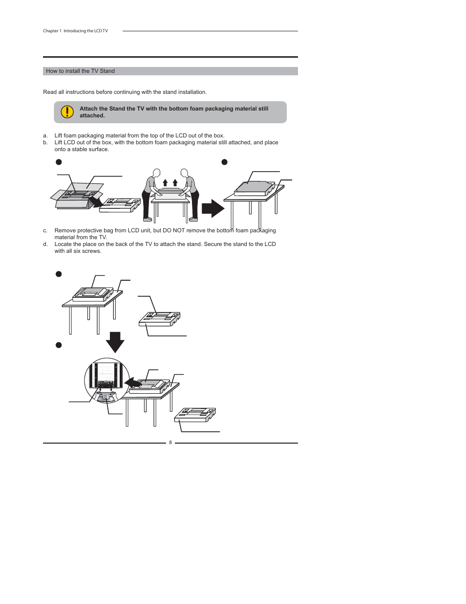 Setting up your lcd tv | Element Electronics FLX-3210 User Manual | Page 10 / 49