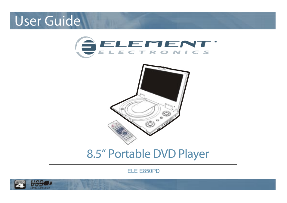 Element Electronics ELE E850PD User Manual | 32 pages