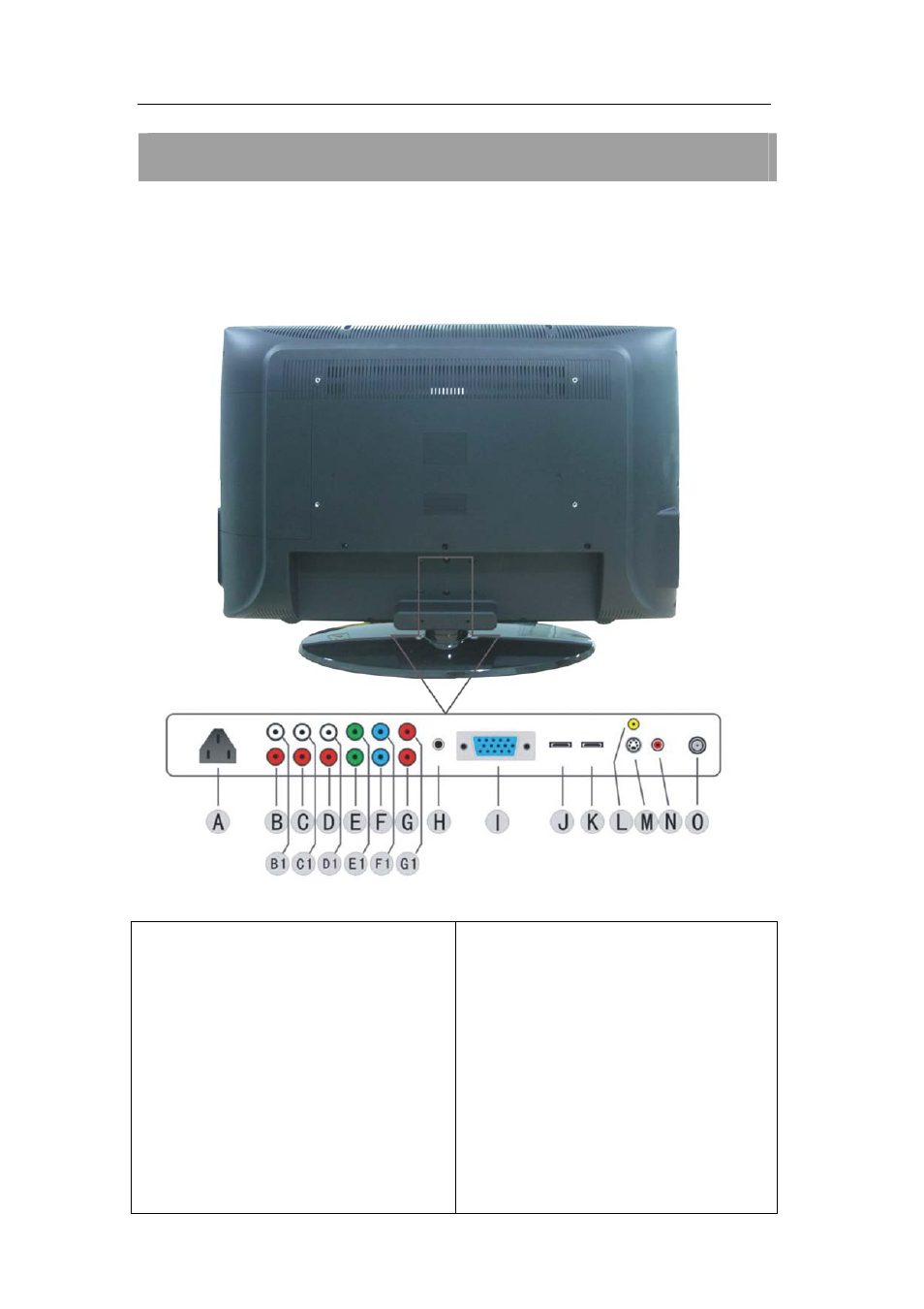 Preparation for using your new tv – rear panel, Rear panel | Element Electronics 32LE30Q User Manual | Page 10 / 35
