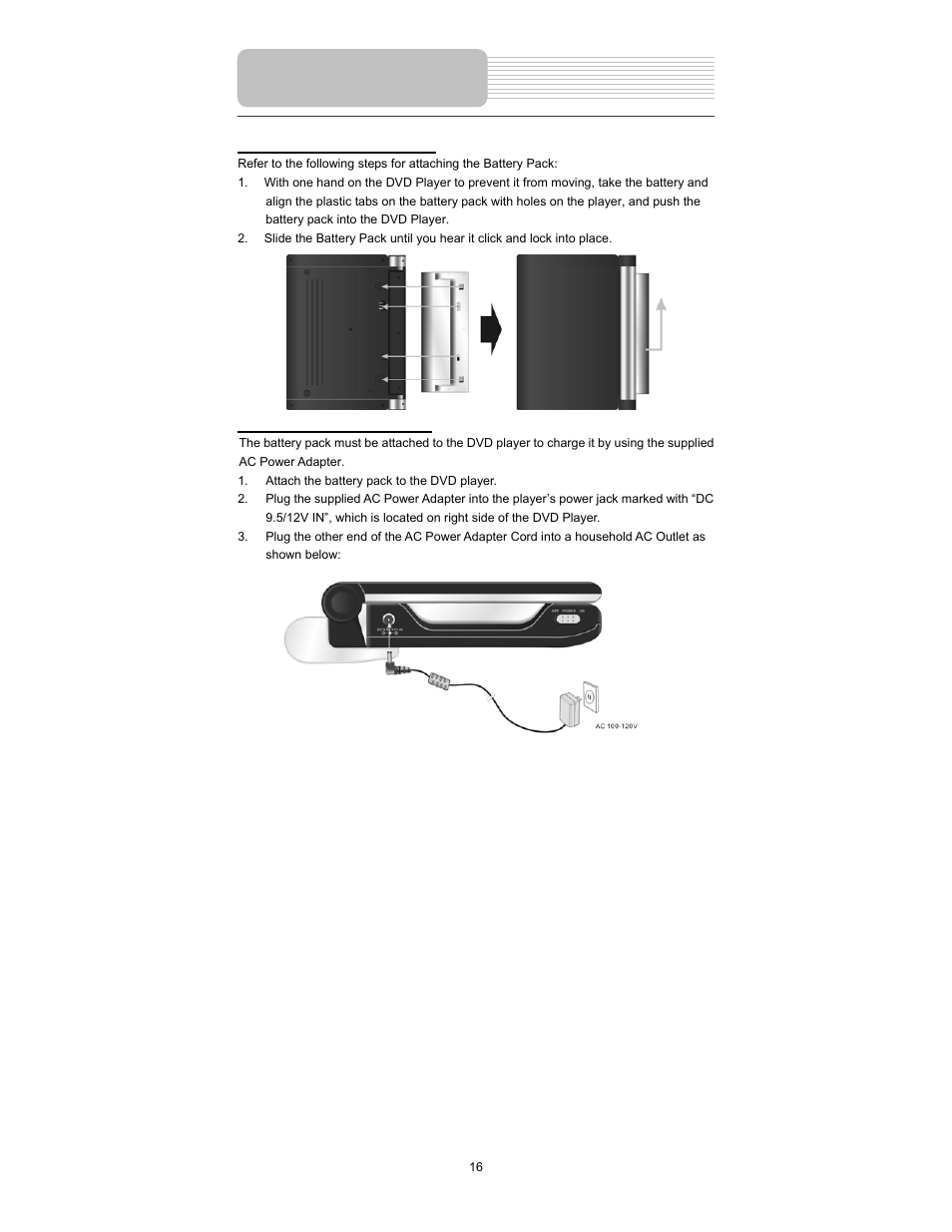 Rechargeable battery | Element Electronics PDZ-081E User Manual | Page 16 / 34