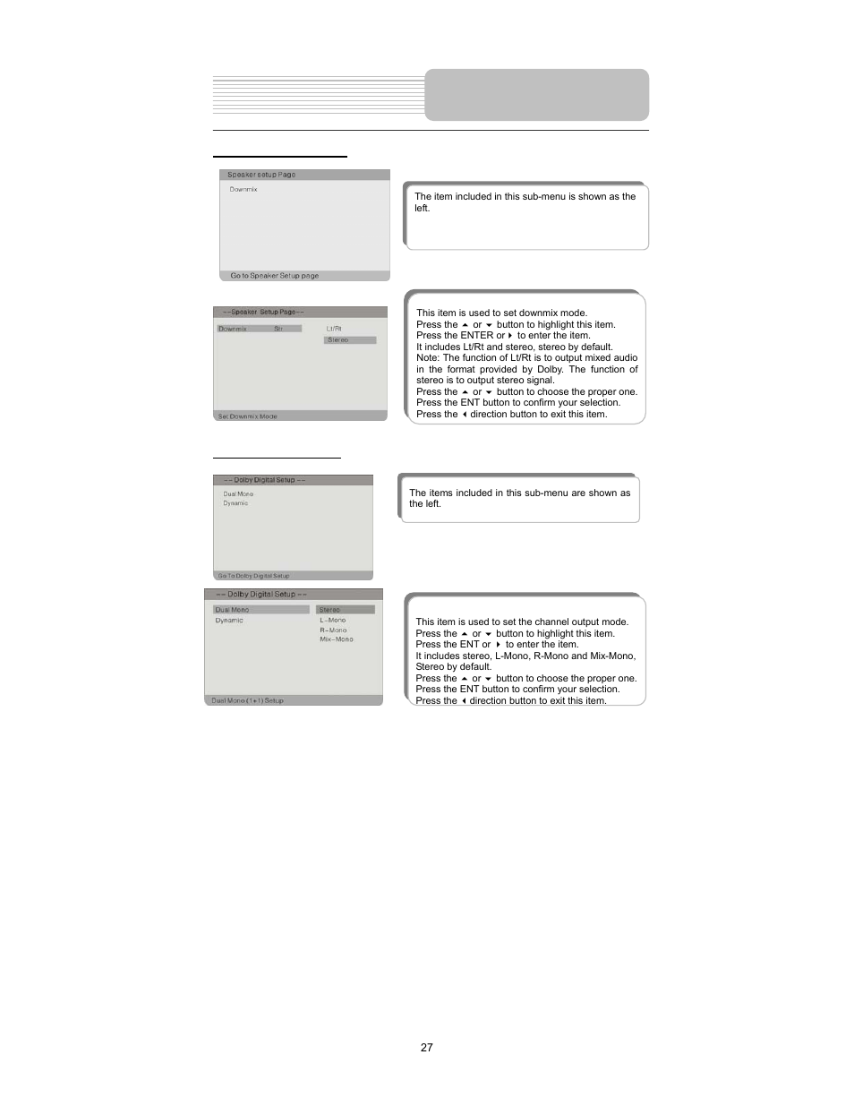 System setup | Element Electronics PDZ-081E User Manual | Page 27 / 34