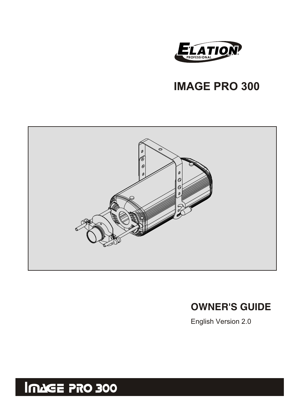 Elation Professional IMAGE PRO 300 User Manual | 12 pages