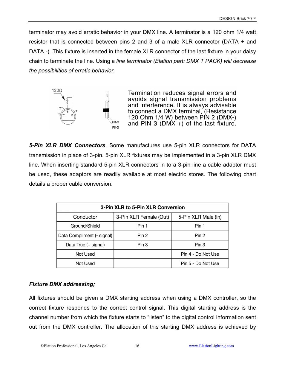 Elation Professional 70 User Manual | Page 17 / 44