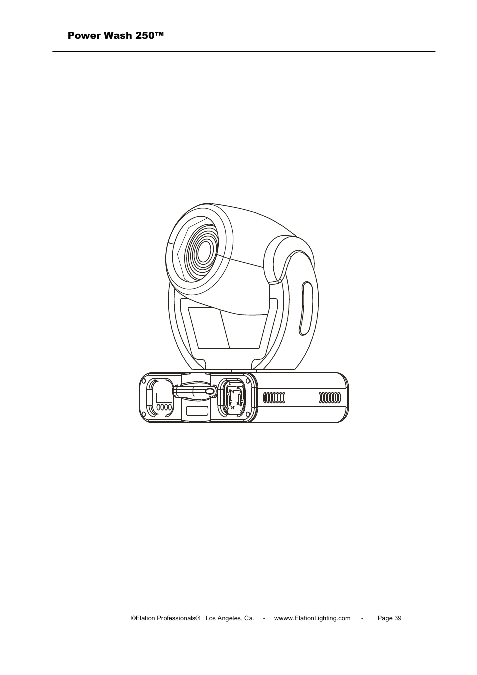 Elation Professional Power Wash 250B User Manual | Page 39 / 40