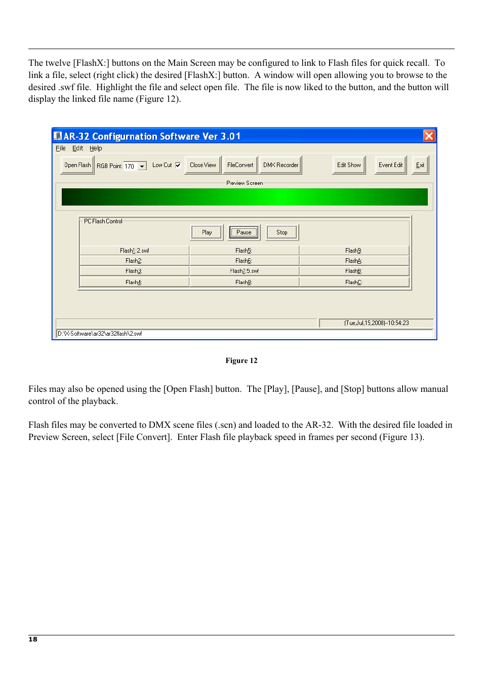Elation Professional Architectural Show System AR-32RM User Manual | Page 18 / 34