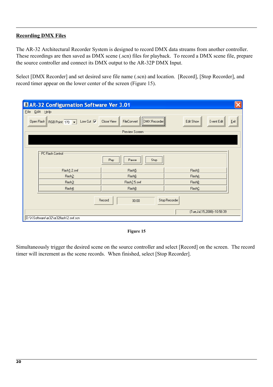 Elation Professional Architectural Show System AR-32RM User Manual | Page 20 / 34