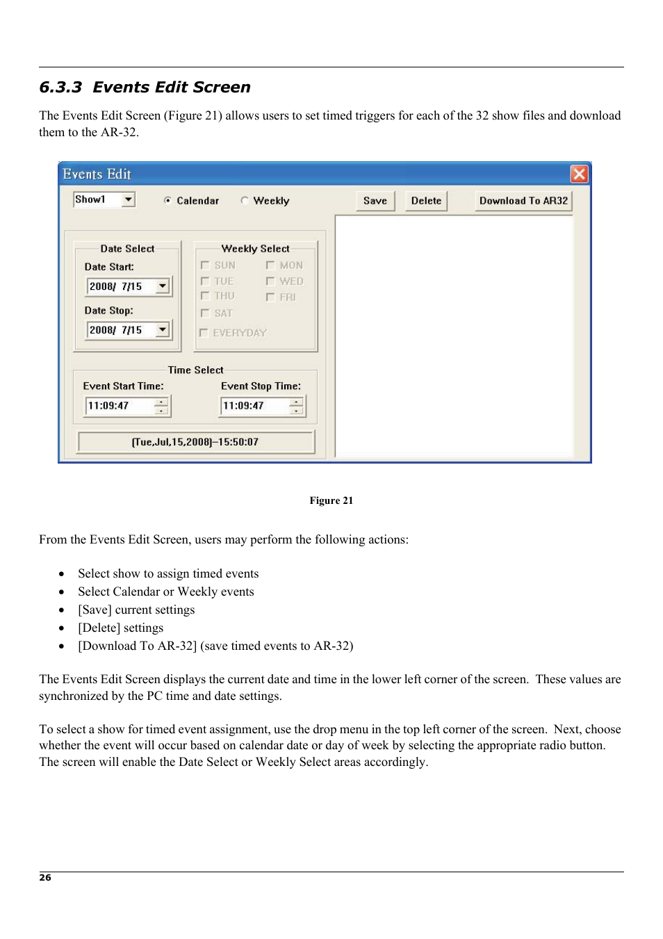 Elation Professional Architectural Show System AR-32RM User Manual | Page 26 / 34