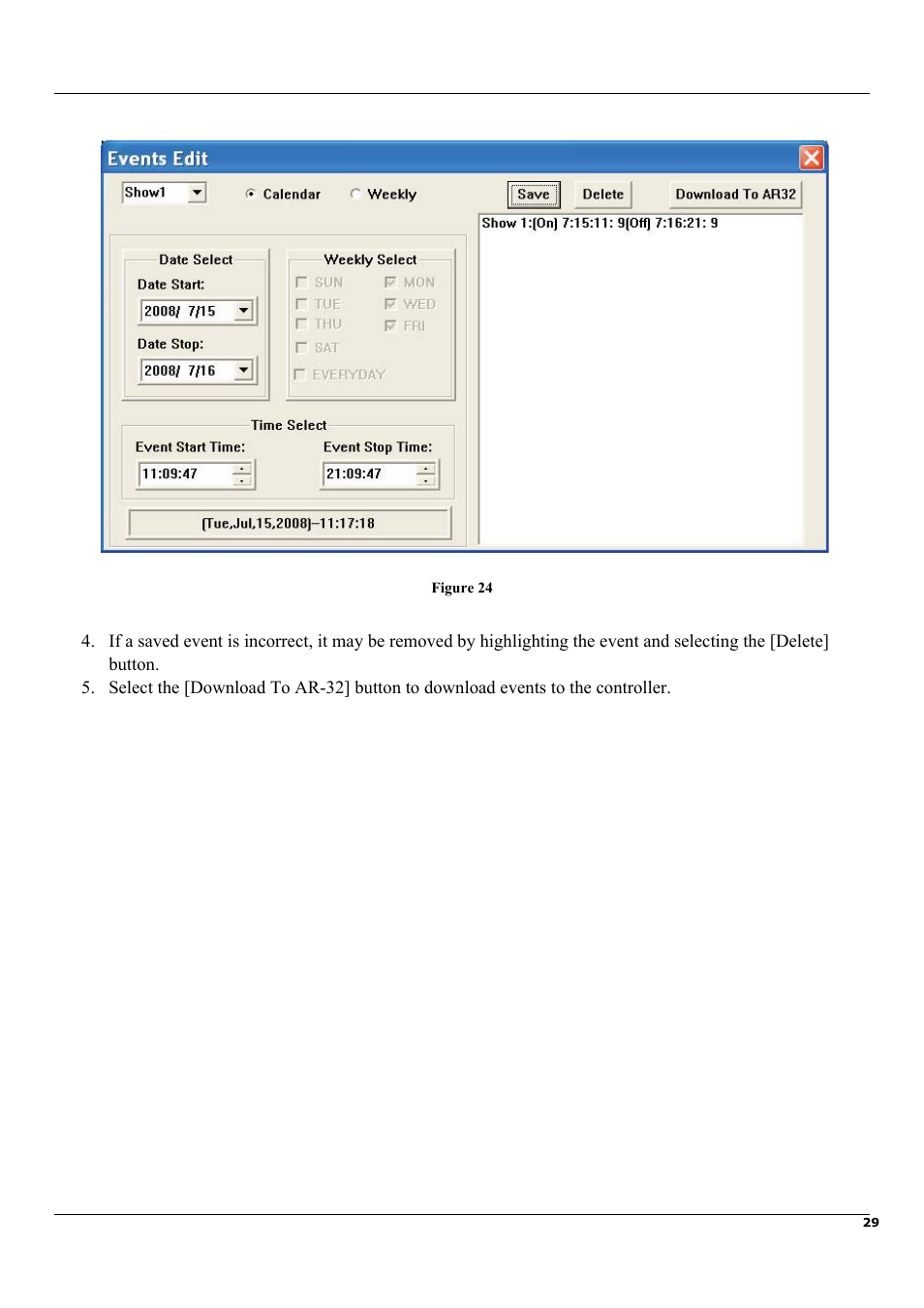 Elation Professional Architectural Show System AR-32RM User Manual | Page 29 / 34