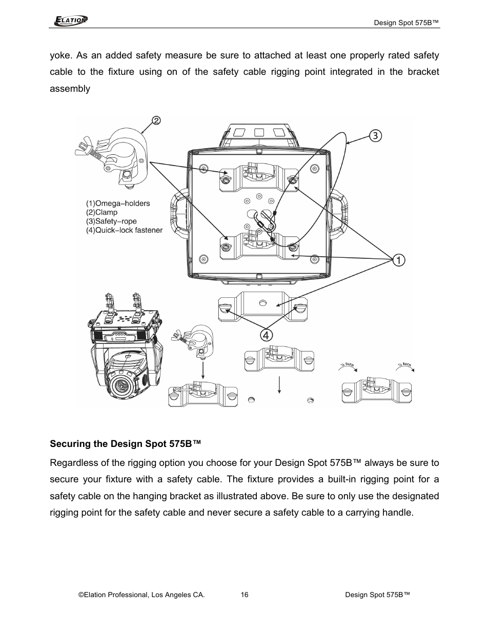 Elation Professional 575B User Manual | Page 16 / 56