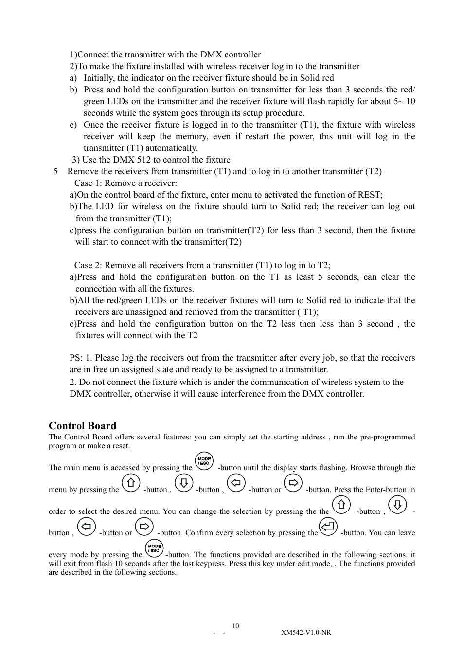 Control board | Elation Professional 15R User Manual | Page 10 / 29