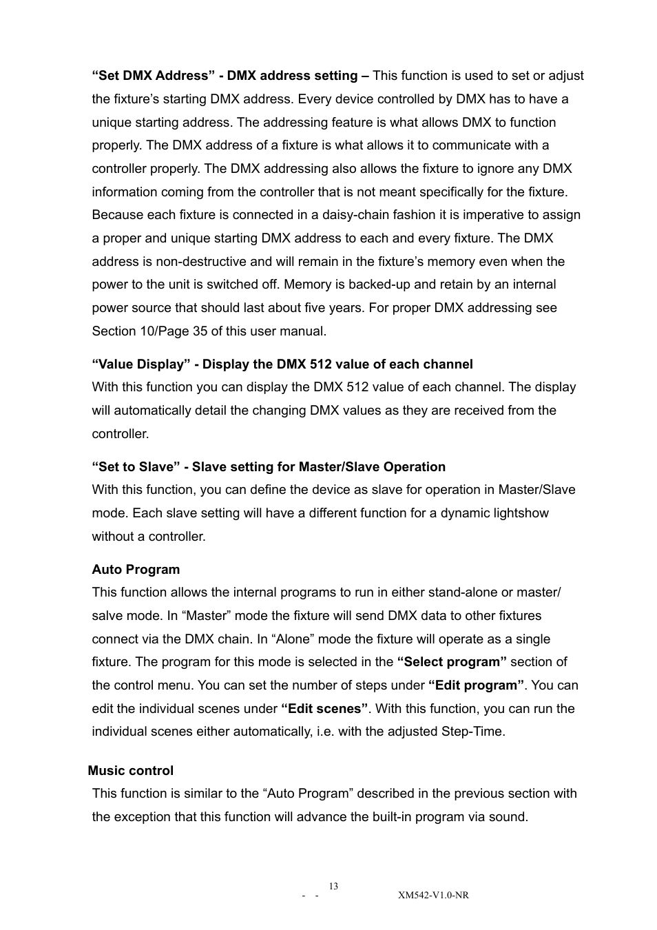 Elation Professional 15R User Manual | Page 13 / 29
