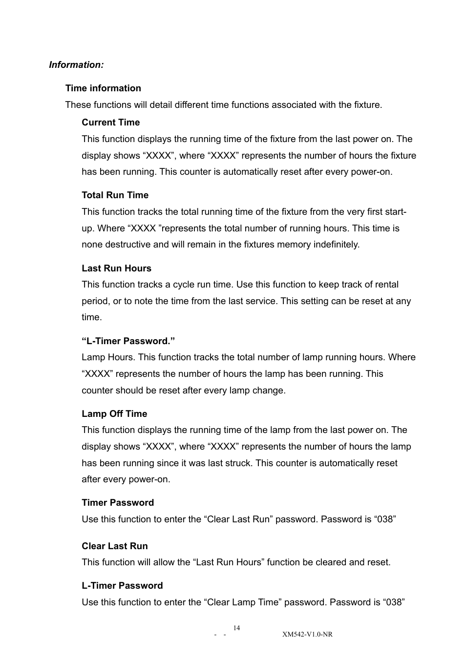 Elation Professional 15R User Manual | Page 14 / 29