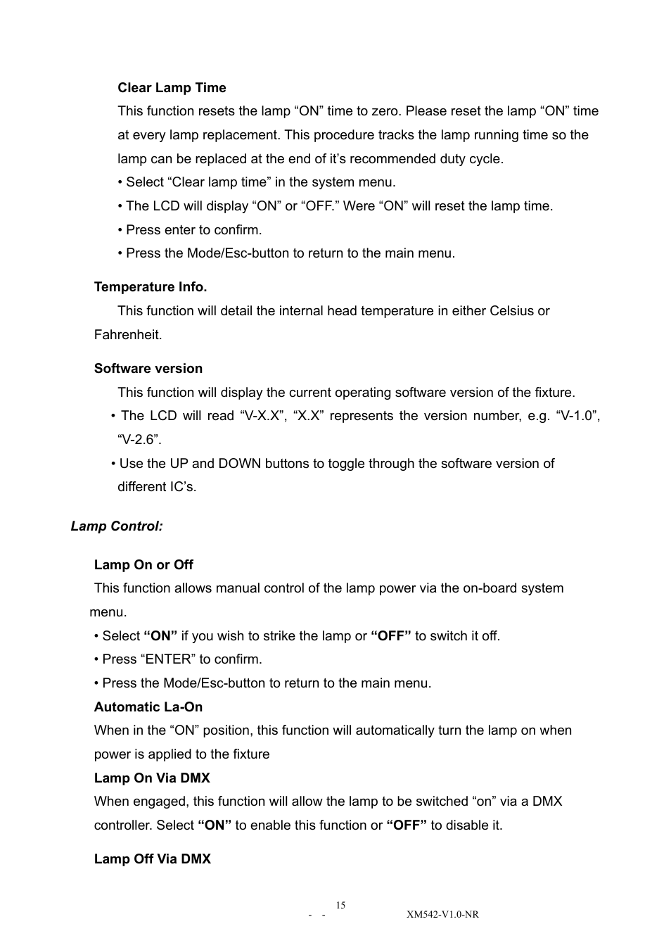 Elation Professional 15R User Manual | Page 15 / 29