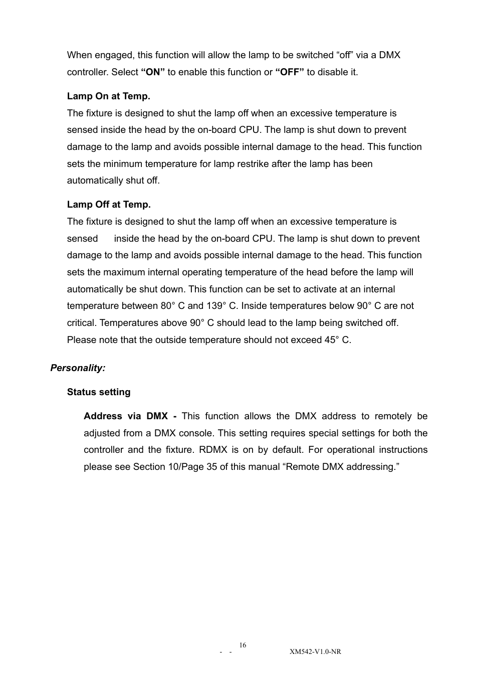 Elation Professional 15R User Manual | Page 16 / 29
