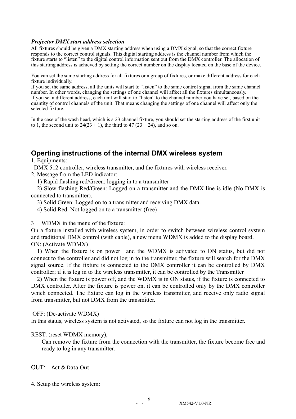 Elation Professional 15R User Manual | Page 9 / 29