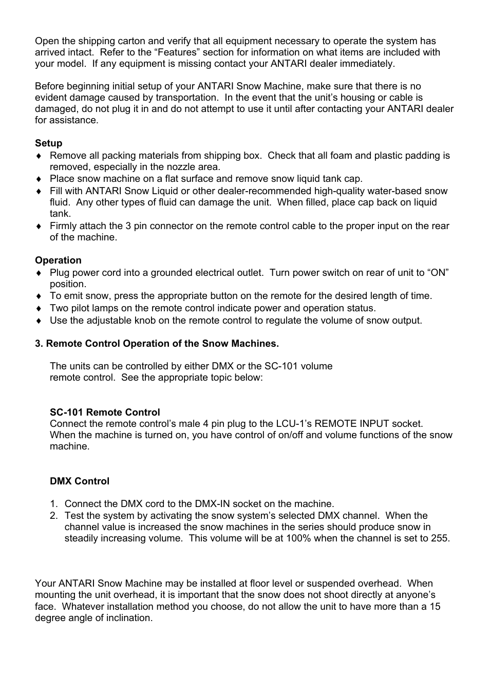 Elation Professional S-100 II User Manual | Page 3 / 4