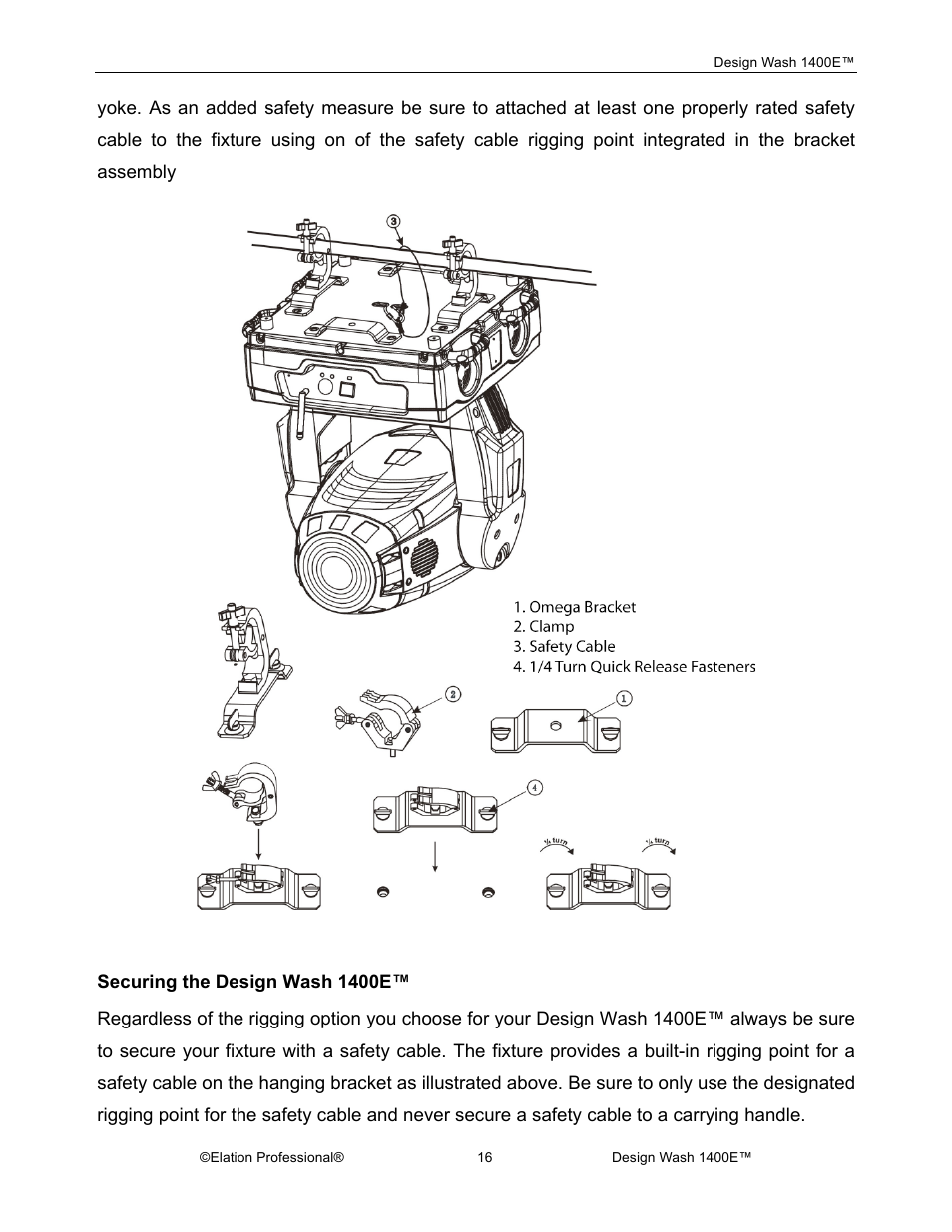 Elation Professional 1400E User Manual | Page 16 / 64