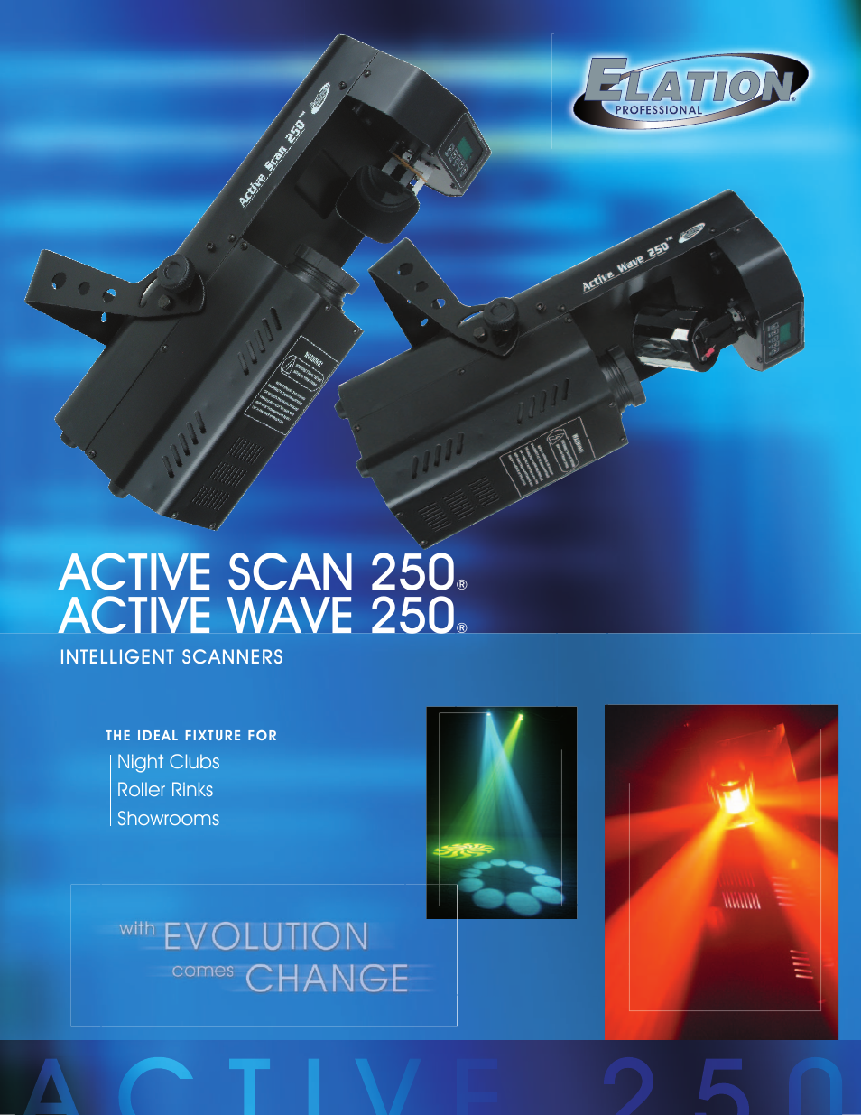 Elation Professional 250 User Manual | 2 pages