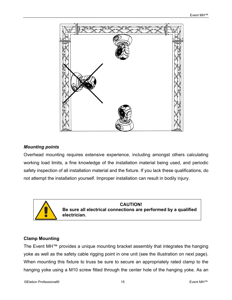 Elation Professional Event MH User Manual | Page 15 / 60