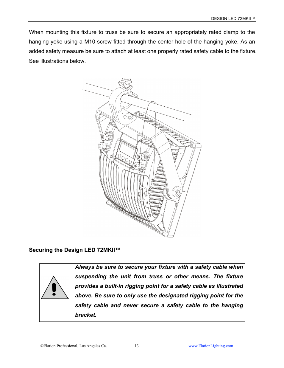 Elation Professional 72MKII User Manual | Page 14 / 36