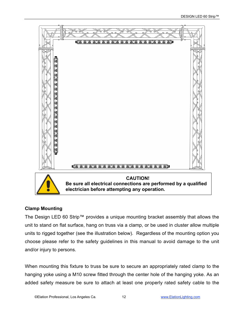 Elation Professional LED 60 User Manual | Page 13 / 34