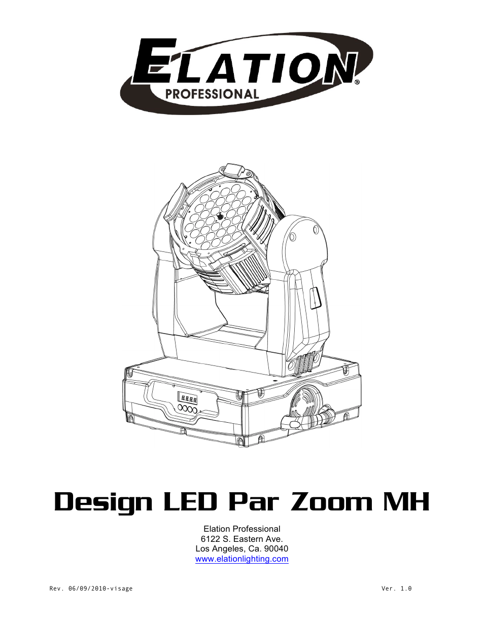 Elation Professional Landscape Lighting User Manual | 52 pages