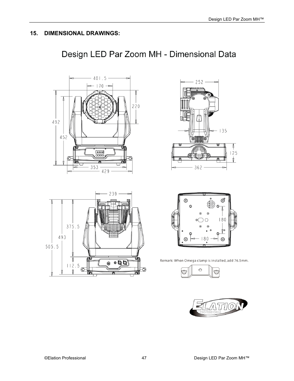 Elation Professional Landscape Lighting User Manual | Page 47 / 52
