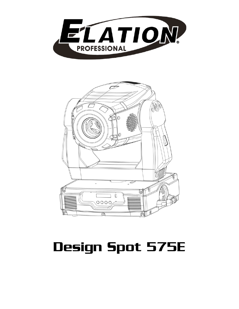 Elation Professional 575E User Manual | 54 pages