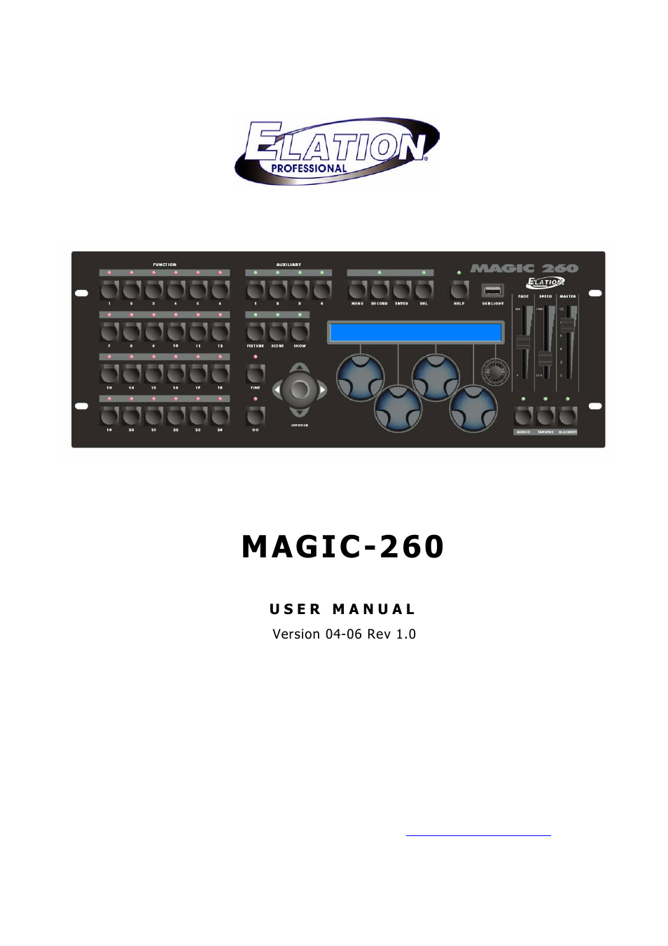 Elation Professional MAGIC-260 User Manual | 34 pages