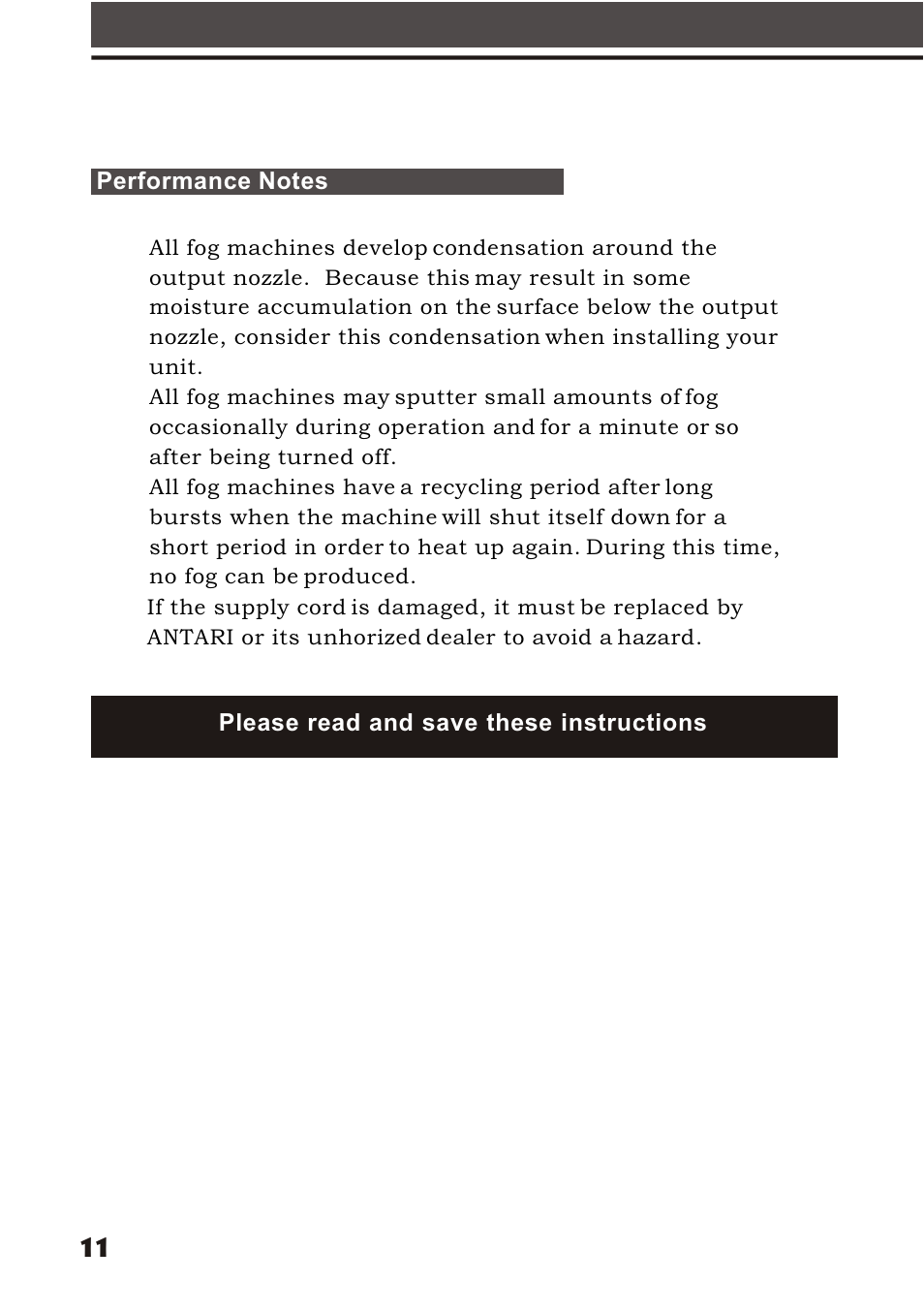 Elation Professional X-Fogger User Manual | Page 13 / 15