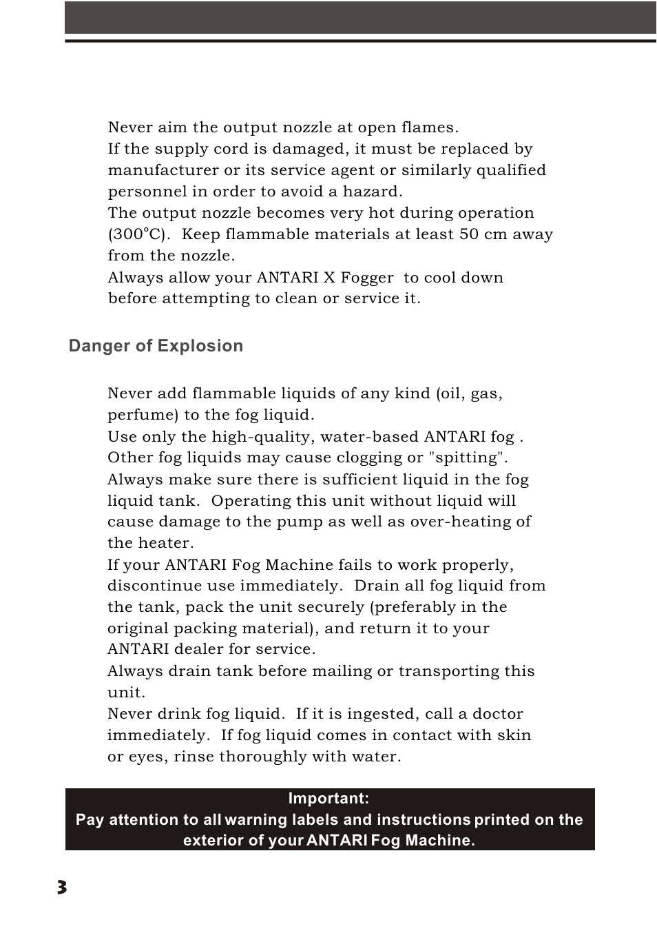 Elation Professional X-Fogger User Manual | Page 5 / 15