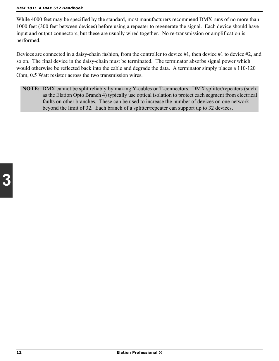 Elation Professional DMX 101 User Manual | Page 12 / 24