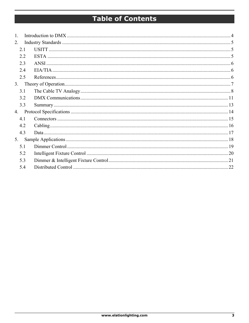 Elation Professional DMX 101 User Manual | Page 3 / 24