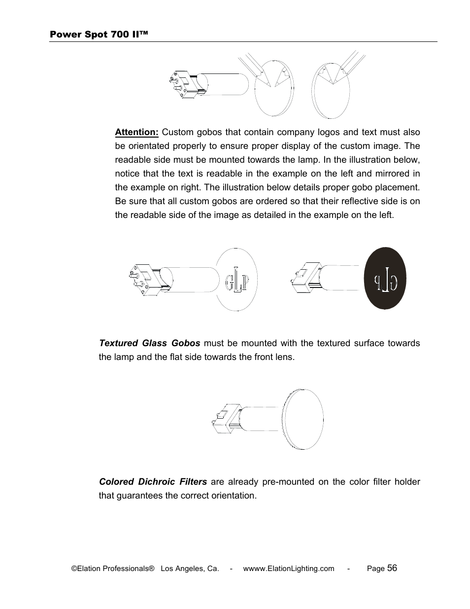 Elation Professional 700 II User Manual | Page 56 / 68