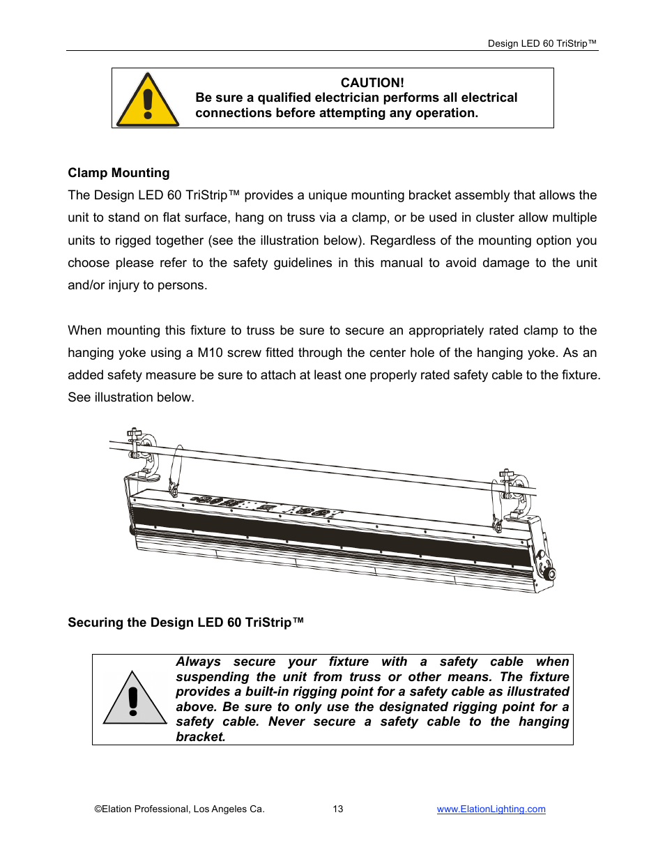 Elation Professional Design 60 Tri User Manual | Page 14 / 44