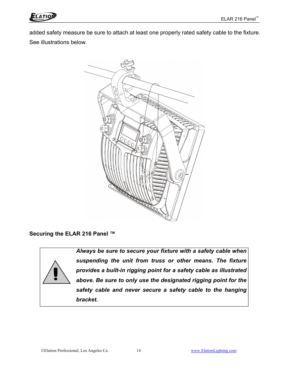 Elation Professional 216 User Manual | Page 15 / 44