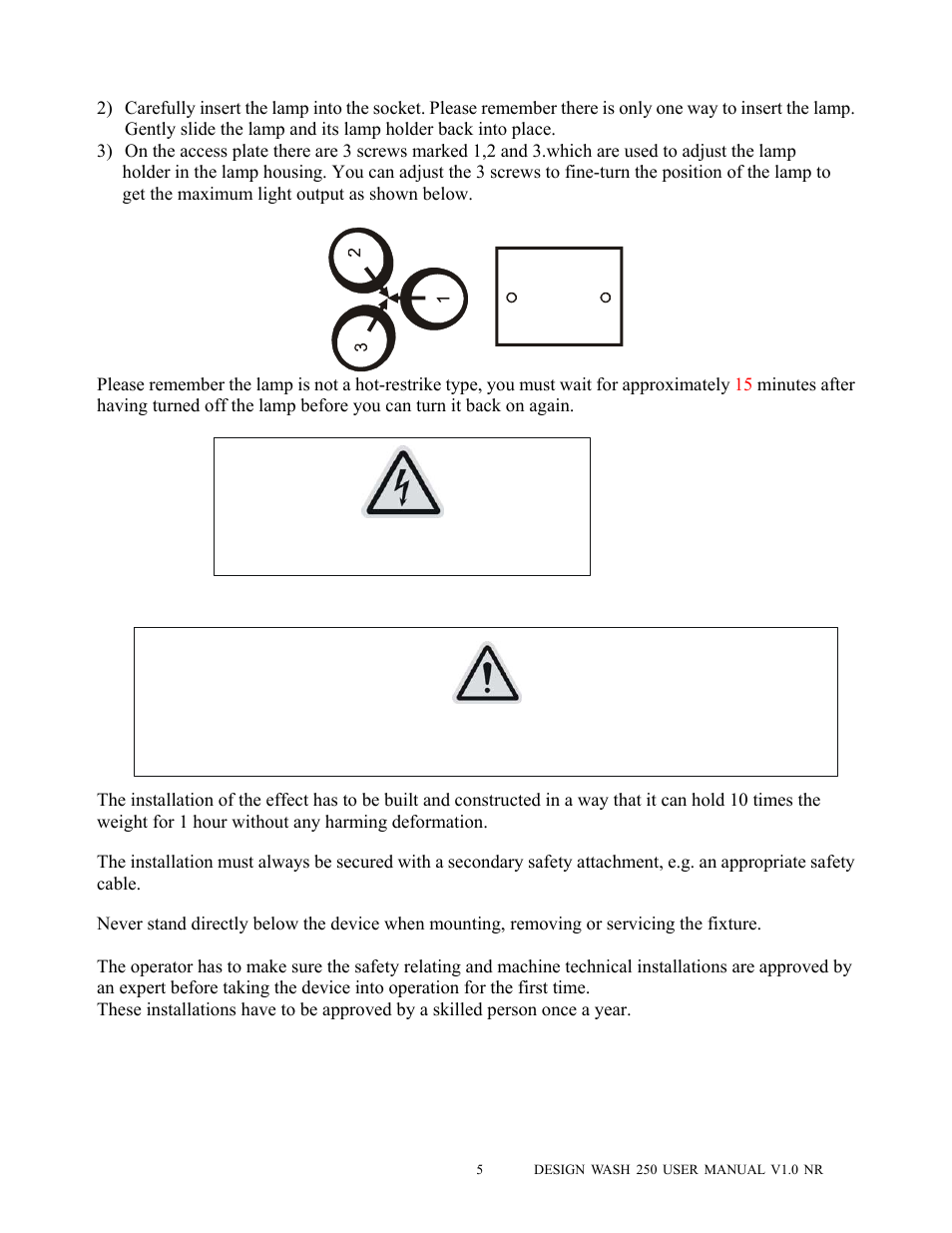 Elation Professional DESIGN WASH 250 User Manual | Page 6 / 24