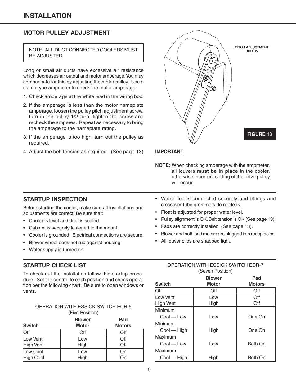 Installation | Essick Air ECR 7200 User Manual | Page 9 / 16