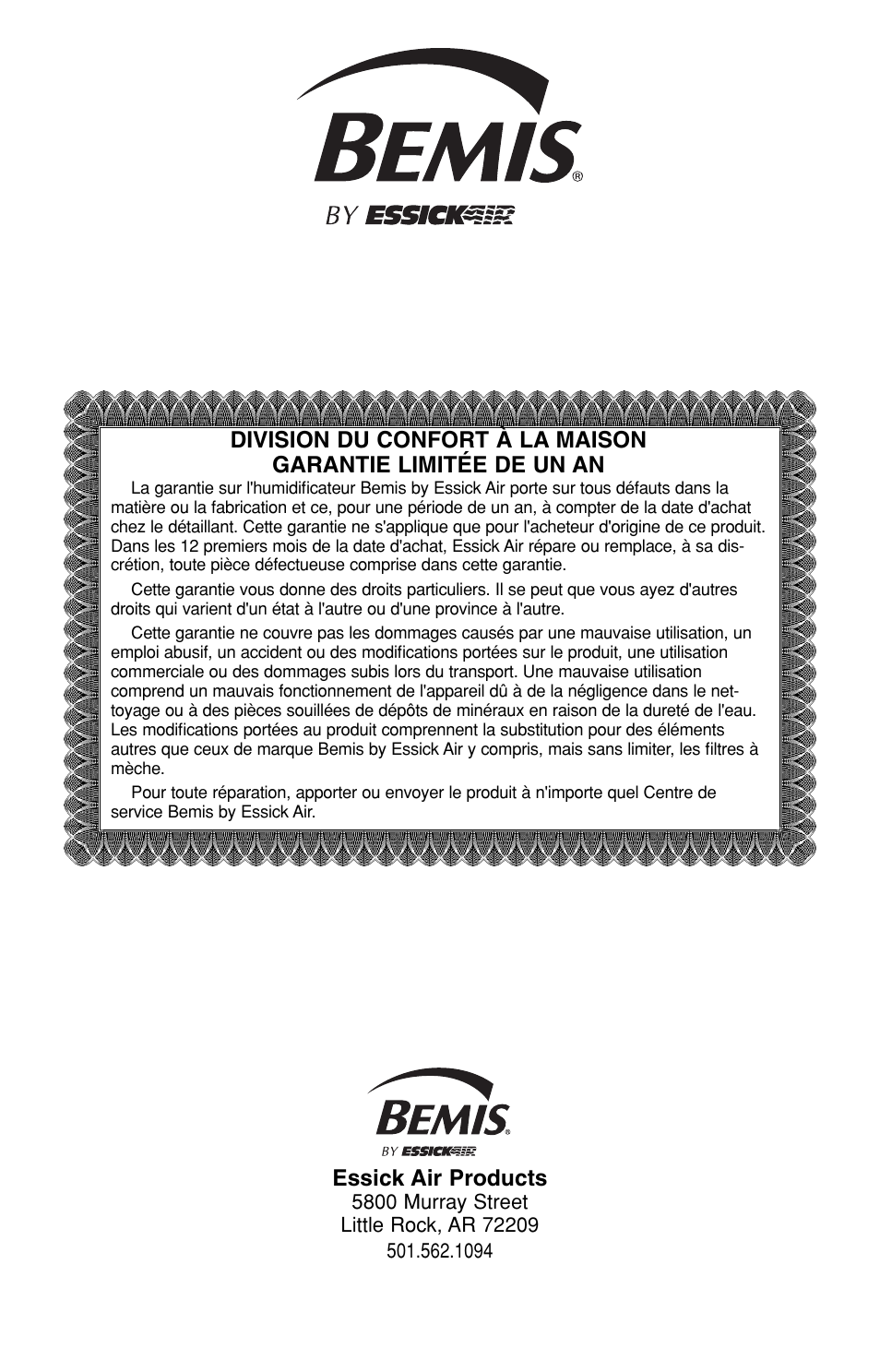 Essick air products | Essick Air H10 400 User Manual | Page 29 / 30