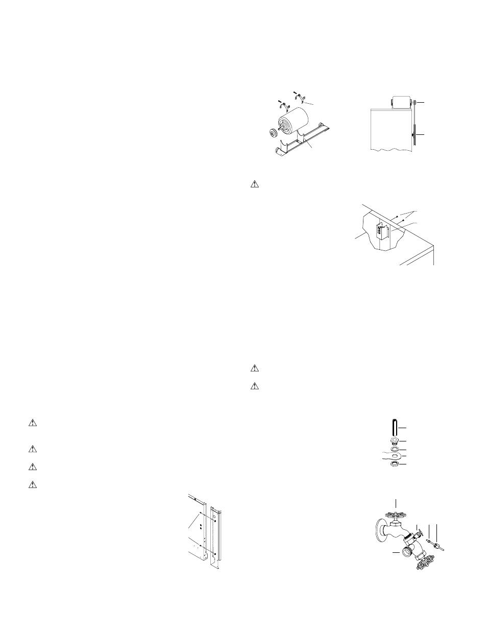 Cooler installation, Open windows to exhaust air, Electrical installation | Motor installation, First method, Champion air balancing method, Water connection | Essick Air AUA5112 User Manual | Page 2 / 16