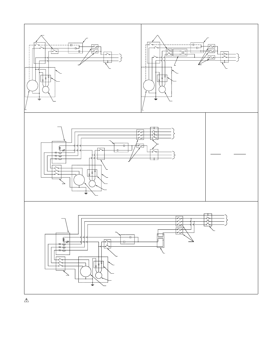 Esquemas típicas del cableado eléctrico, Advertencia | Essick Air SAD10012 User Manual | Page 15 / 16