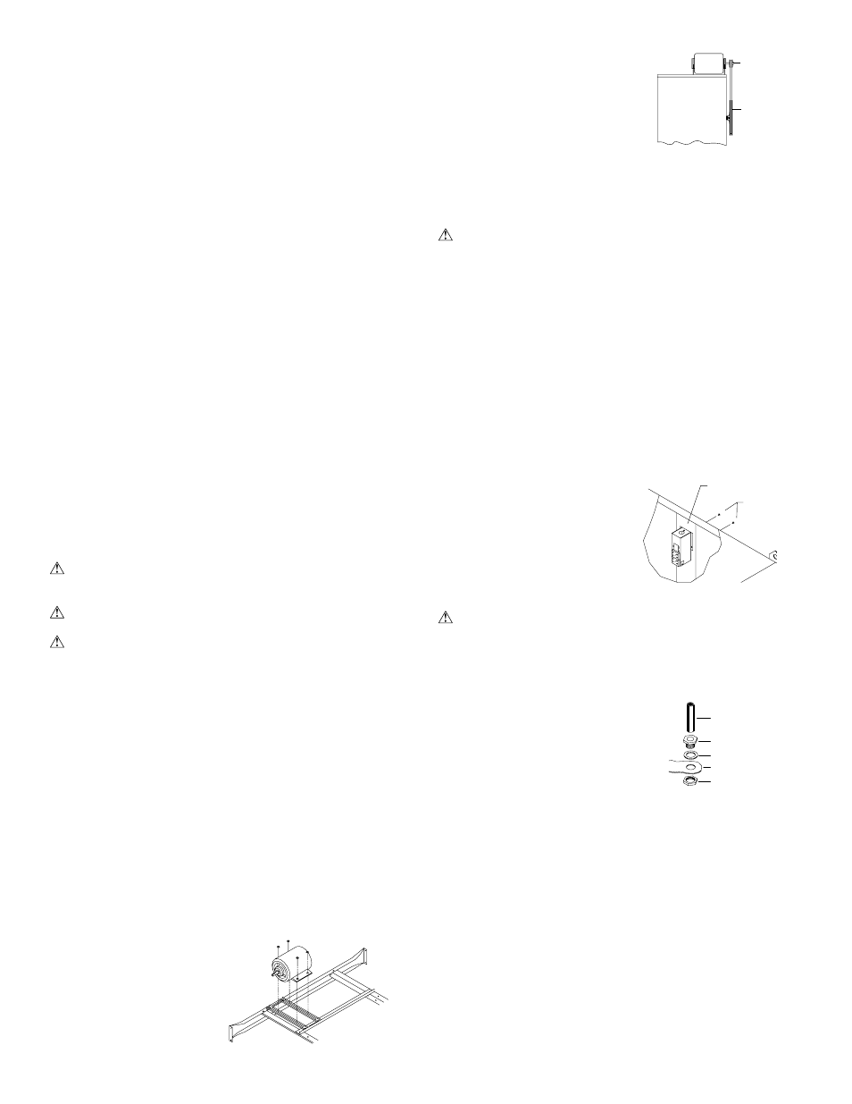 Safety rules, Operation, Installation | Motor installation, Water connections, Electrical connection | Essick Air SAD10012 User Manual | Page 2 / 16