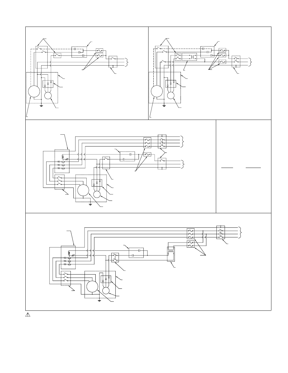 Typical electrical wiring diagrams, Warning | Essick Air SAD10012 User Manual | Page 5 / 16